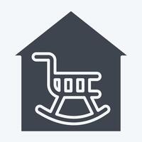 Icon Retirement. related to Retirement symbol. glyph style. design editable vector