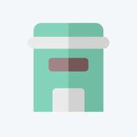 Icon Apartment. related to Retirement symbol. flat style. design editable vector