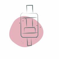 Icon Tank. related to Vape symbol. Color Spot Style. design editable vector