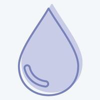 Icon Liquid. related to Vape symbol. two tone style. design editable vector