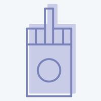 Icon Sticks. related to Vape symbol. two tone style. design editable vector