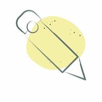 Icon Pencil. related to Kindergarten symbol. Color Spot Style. design editable vector