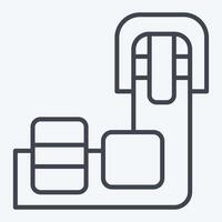 Icon Carousel. related to Travel symbol. line style. design editable vector