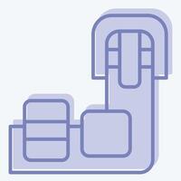 Icon Carousel. related to Travel symbol. two tone style. design editable vector