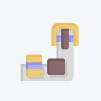 Icon Carousel. related to Travel symbol. flat style. design editable vector