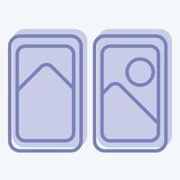 Icon Airplane Window. related to Travel symbol. two tone style. design editable vector