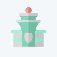 Icon Control Tower. related to Travel symbol. flat style. design editable vector