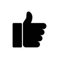 thumb up icon design template vector