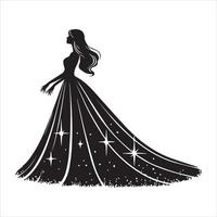 Playful Princess Design for Fun and Colorful Creation vector