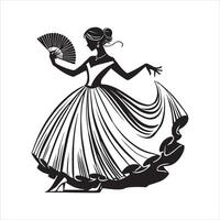 Magical Princess Design for Fairytale Creation vector