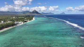 Incredible Flic en Flac Beach at Port Louis Mauritius Island in Mauritius. Amazing Natural. video