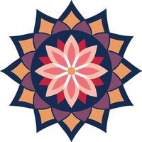Artistic Mandala with Layered Complexity vector