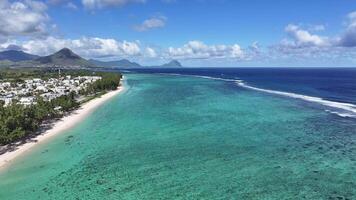 Stunning Flic en Flac in Port Louis Mauritius Island in Mauritius.. Indian Ocean Mauritius Beach. video