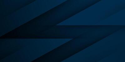 Abstract futuristic dark blue triangle background with shadow. vector