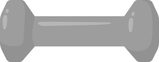 Barbell Illustration in Flat Design vector