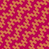 An abstract, geometric pattern of overlapping hexagons in warm, complementary colors. vector