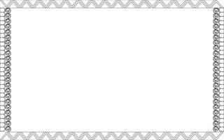 A square frame with a border and a border vector