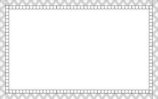 A blank frame with a border and a border vector