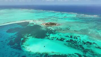 Famous Caribbean Skyline at San Andres Caribbean Island Colombia. Nature Summer. video