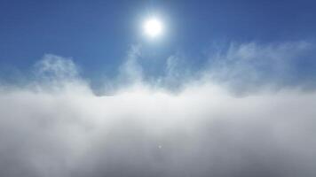 Awesome Twilight Sky in blurry bision cosmos Brazil.. Fog Atmosphere Layers. video