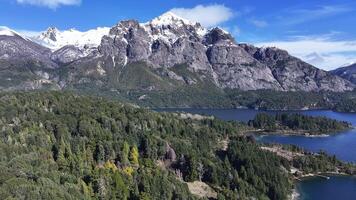 Awesome Chico Circuit in San Carlos de Bariloche Rio Negro in Argentina. Sky Clouds Touristic. video