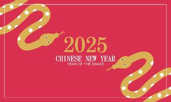 Chinese new year, year of the snake, Chinese zodiac snake. vector