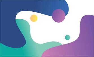 Abstract fluid colorful banner background vector