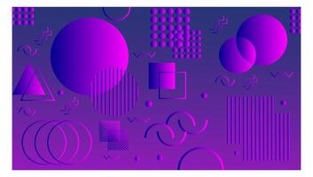 geometric background pink color vector