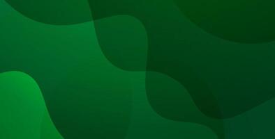 abstract green liquid color gradient wavy geometric fluid shape background. eps10 vector