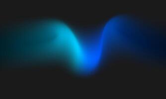 Abstract blank gradient background illustration of blue color. Smooth elegant ambient texture design for banner, cover, web, digital, decorative, backdrop, advertising, display, header, surface vector