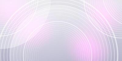 Abstract grey background with dynamic circle lines. Futuristic technology concept vector