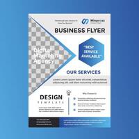 Creative ad flyer featuring engaging typography and a modern theme. vector