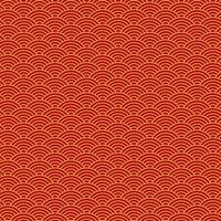 Chinese seamless pattern in red and gold. vector