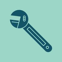 Wrench tool trendy artwork useful abstract illustration colorful valuable design vector