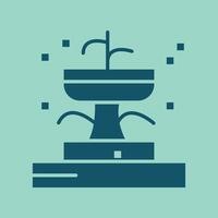 Fountain Garden trendy artwork useful abstract illustration colorful valuable design vector
