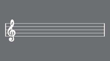 musical notes without pitch. peaceful in silence. simple illustration. vector