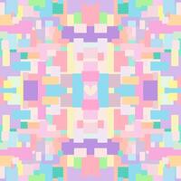 Abstrat Pixcel of colorful Seamless Pattern. vector