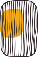 Abstract Yellow and Black Minimalist Art with Vertical Lines for Modern Design png