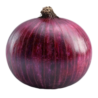 Red Onion with Glossy Smooth Surface and Visible Stripes png