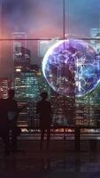 Artificial intelligence works on the code. video