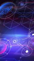 Digital data in a virtual infographic stream. video