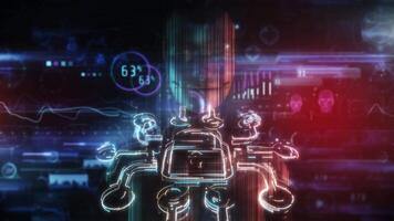 Protecting the data stream with artificial intelligence. video