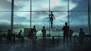 Artificial intelligence is used for automation in the company. video