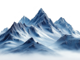 The mountains are covered in snow and the sky is cloudy png