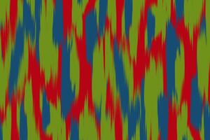 Abstract background green, blue and red striped pattern. Traditional ornament. Tribal pattern. Folk motif. Can be used for background, wallpaper, textile, wrapping, carpet, embroidery, print vector