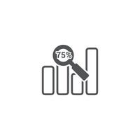 Business graphic design with achievements. vector
