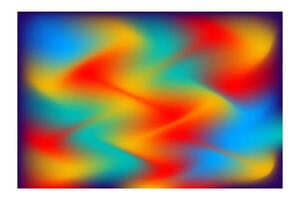 a colorful abstract image with a wavy pattern vector