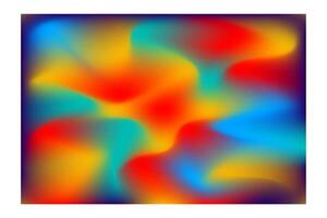 a colorful abstract image with a red, blue and yellow background vector