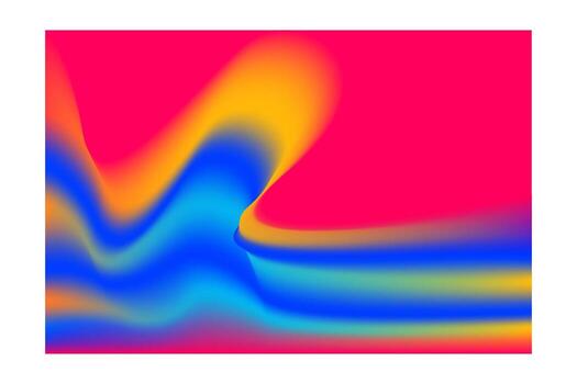 un vistoso resumen imagen con un ola modelo vector
