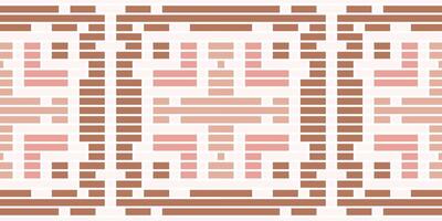 Repeating Pattern Tribal Ethnic Patternfolk Embroidery, Aztec Geometric Ornament Print. Design for Carpet, Wallpaper, Clothing, Wrapping, Fabric vector